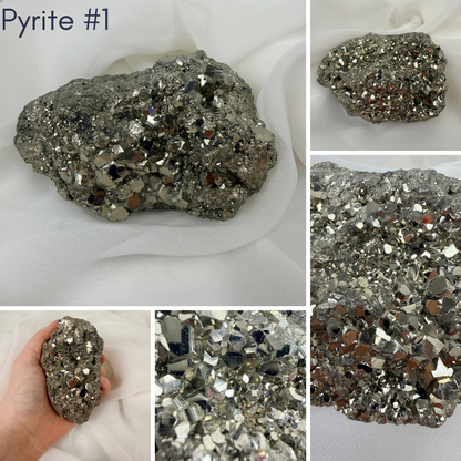 Raw Pyrite (Fool's Gold) Chunks - Choose Your Own!