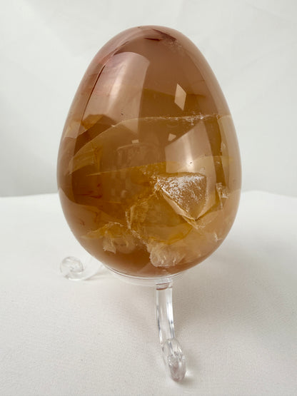 Flower Agate Egg - Madagascar - 0.25kg