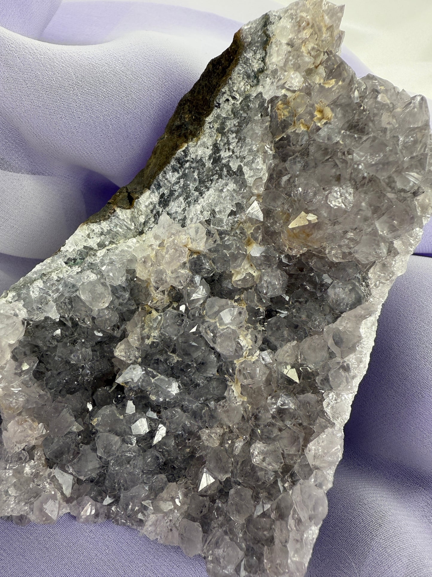 Snowy Amethyst Druze Formation #8
