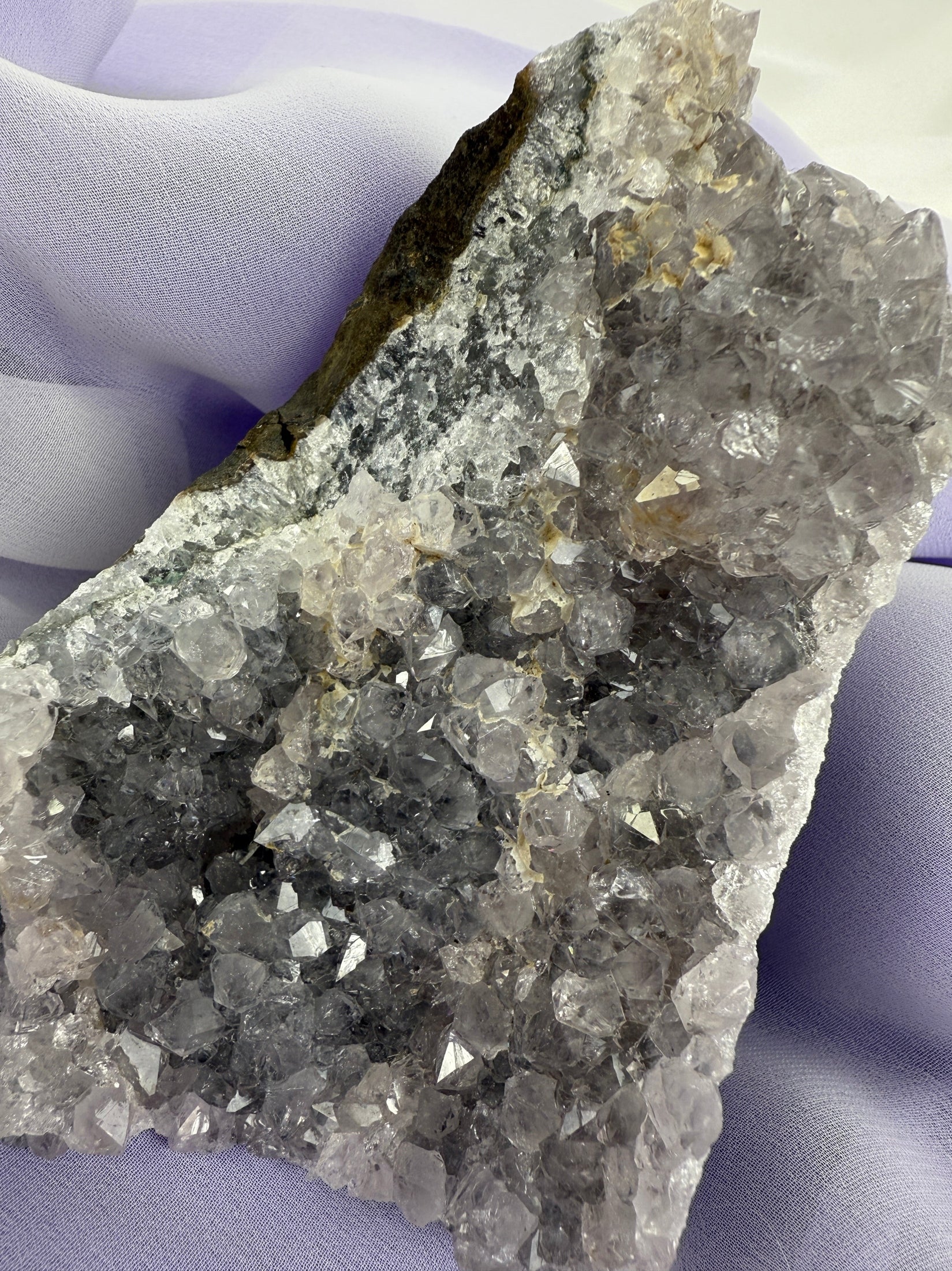 Snowy Amethyst Druze Formation (#8)