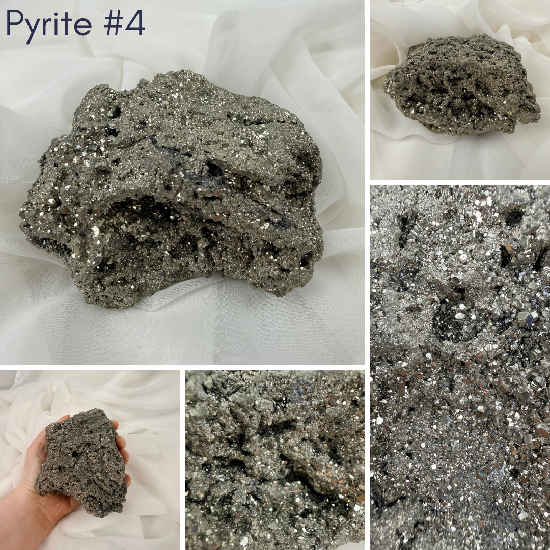 Raw Pyrite (Fool's Gold) Chunks - Choose Your Own!