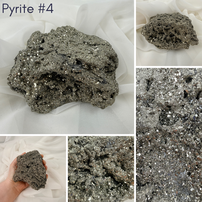 Raw Pyrite (Fool's Gold) Chunks - Choose Your Own!