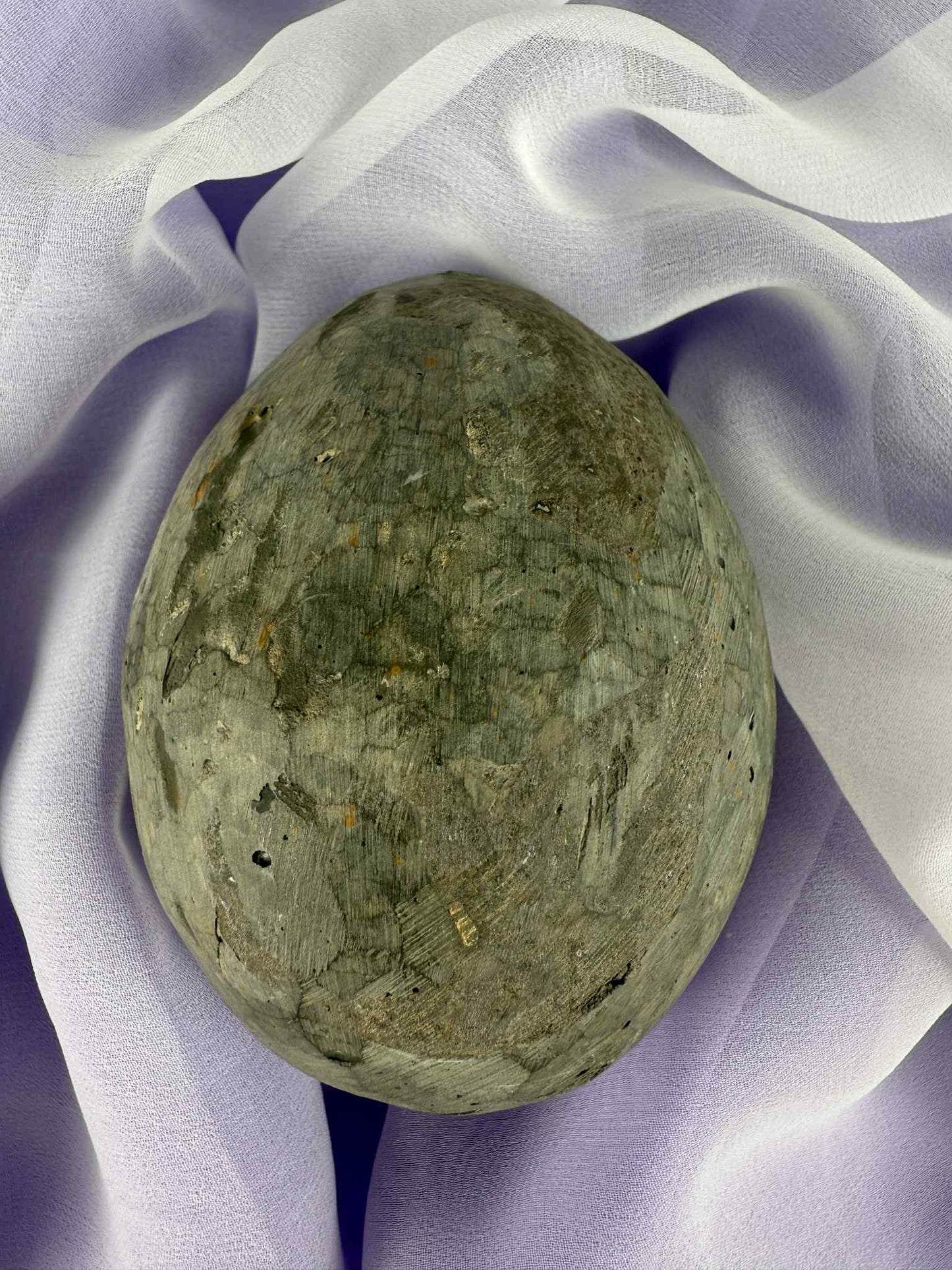 Red Chalcedony Druzy Egg