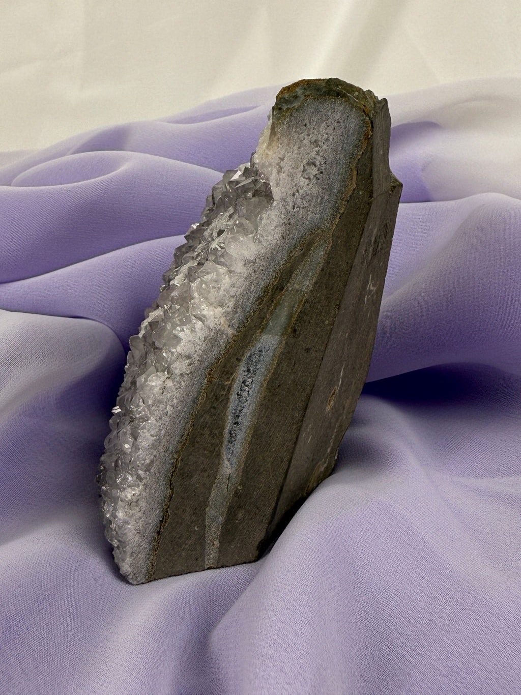 Snowy Amethyst Druze Formation (#4)