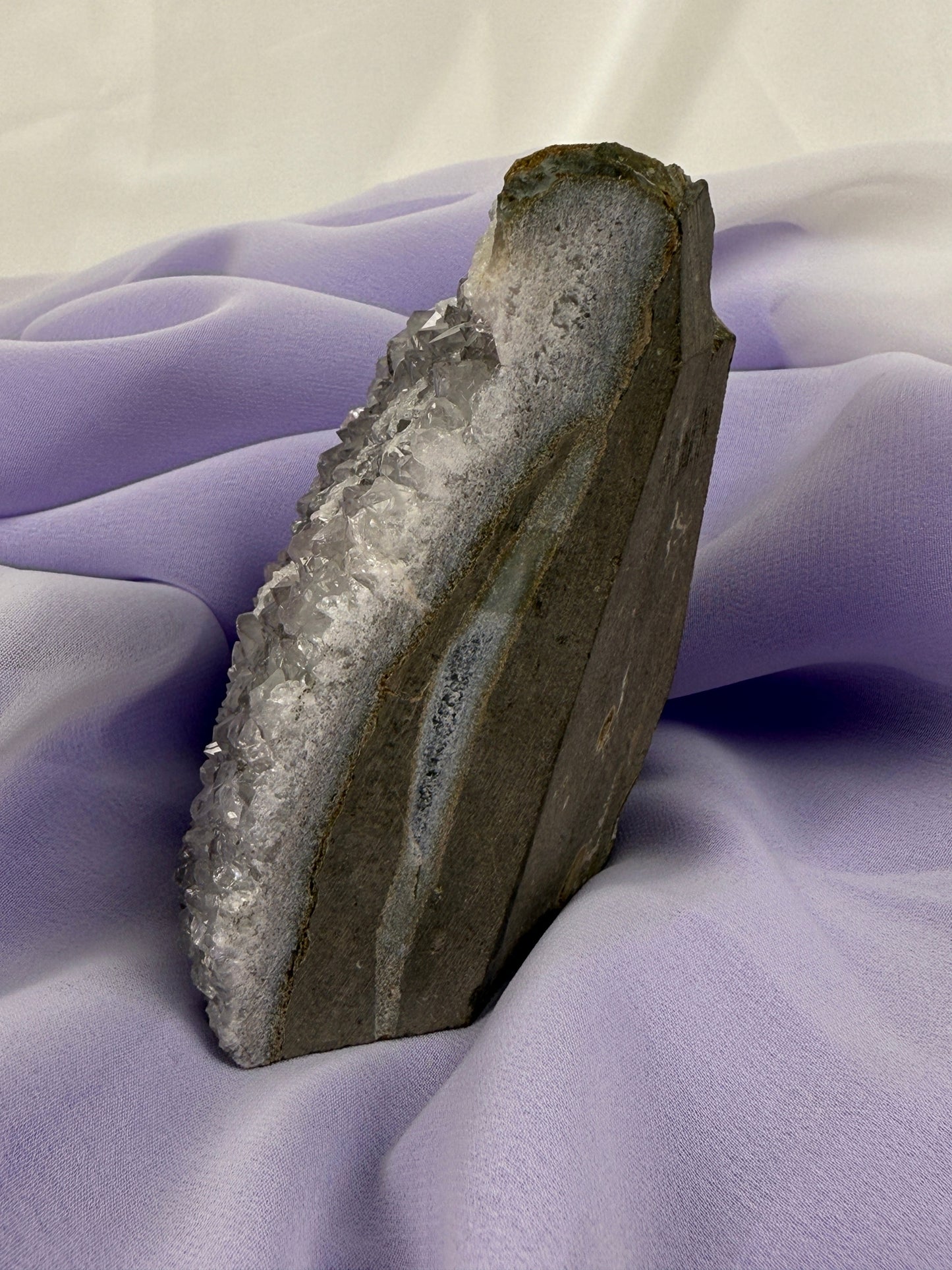 Snowy Amethyst Druze Formation #4