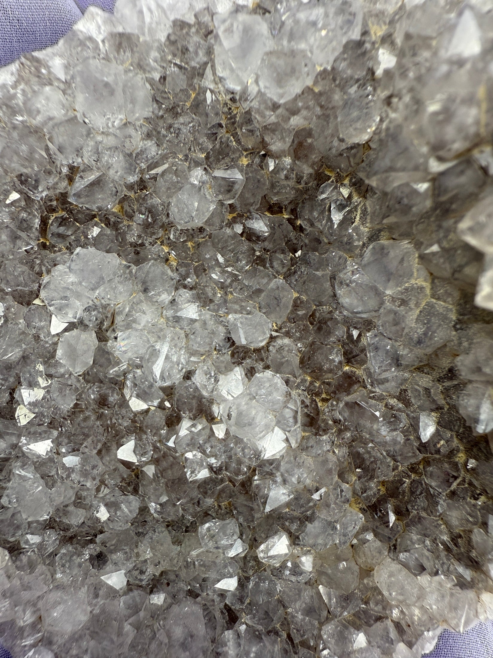 Snowy Amethyst Druze Formation (#10)