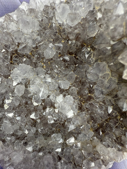 Snowy Amethyst Druze Formation #10