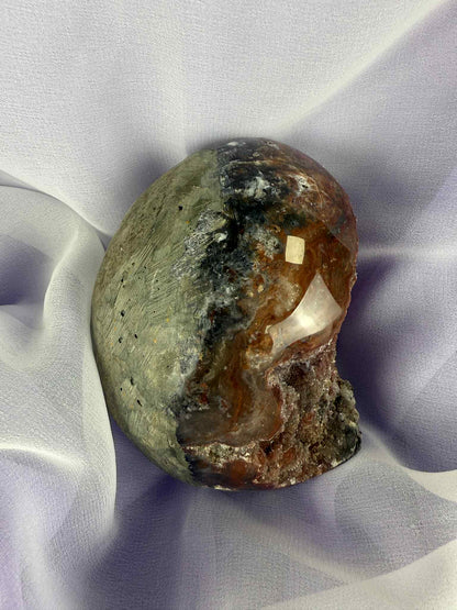 Red Chalcedony Druzy Egg