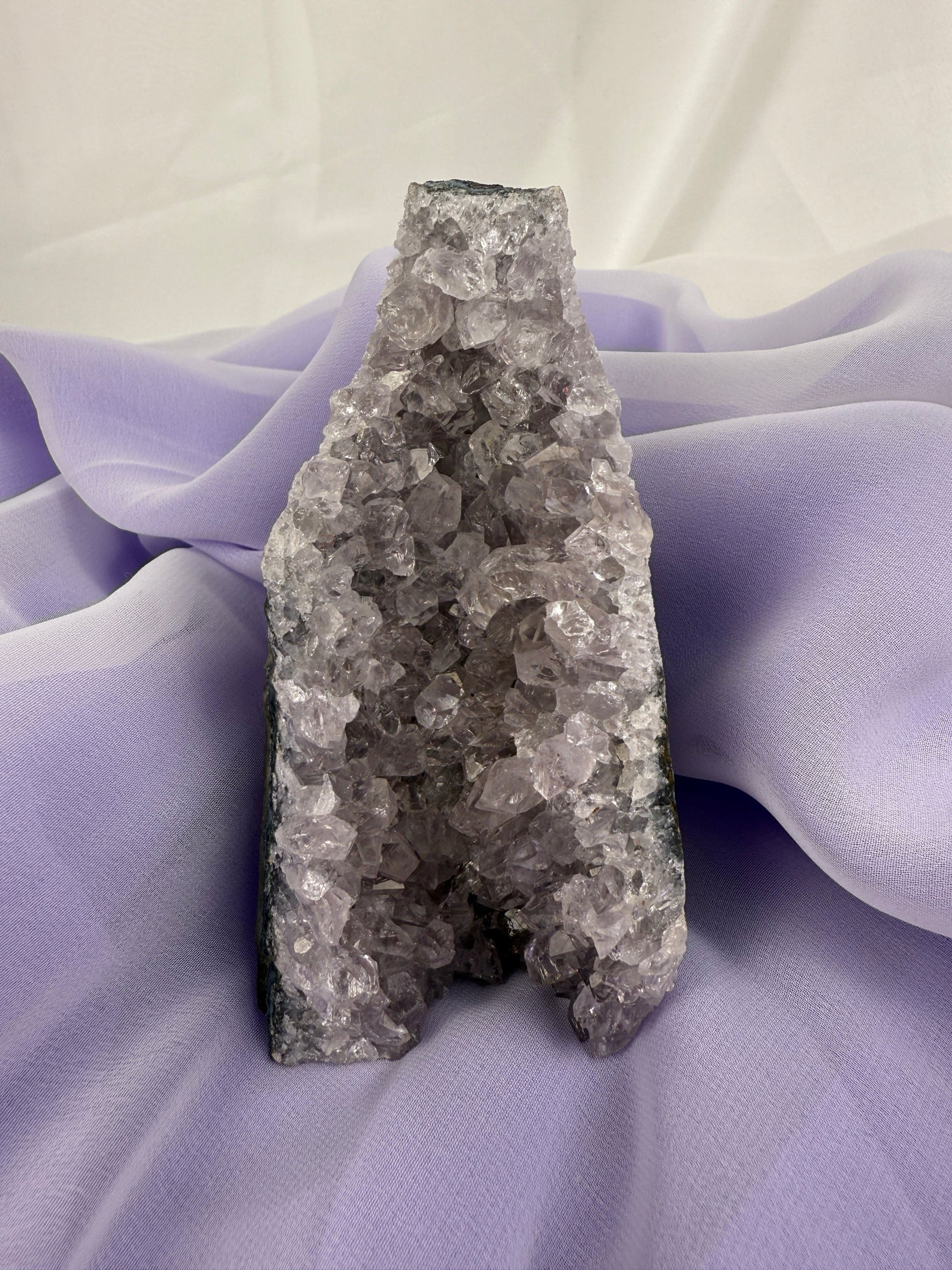Snowy Amethyst Druze Formation (#2)
