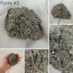 Raw Pyrite (Fool's Gold) Chunks - Choose Your Own!
