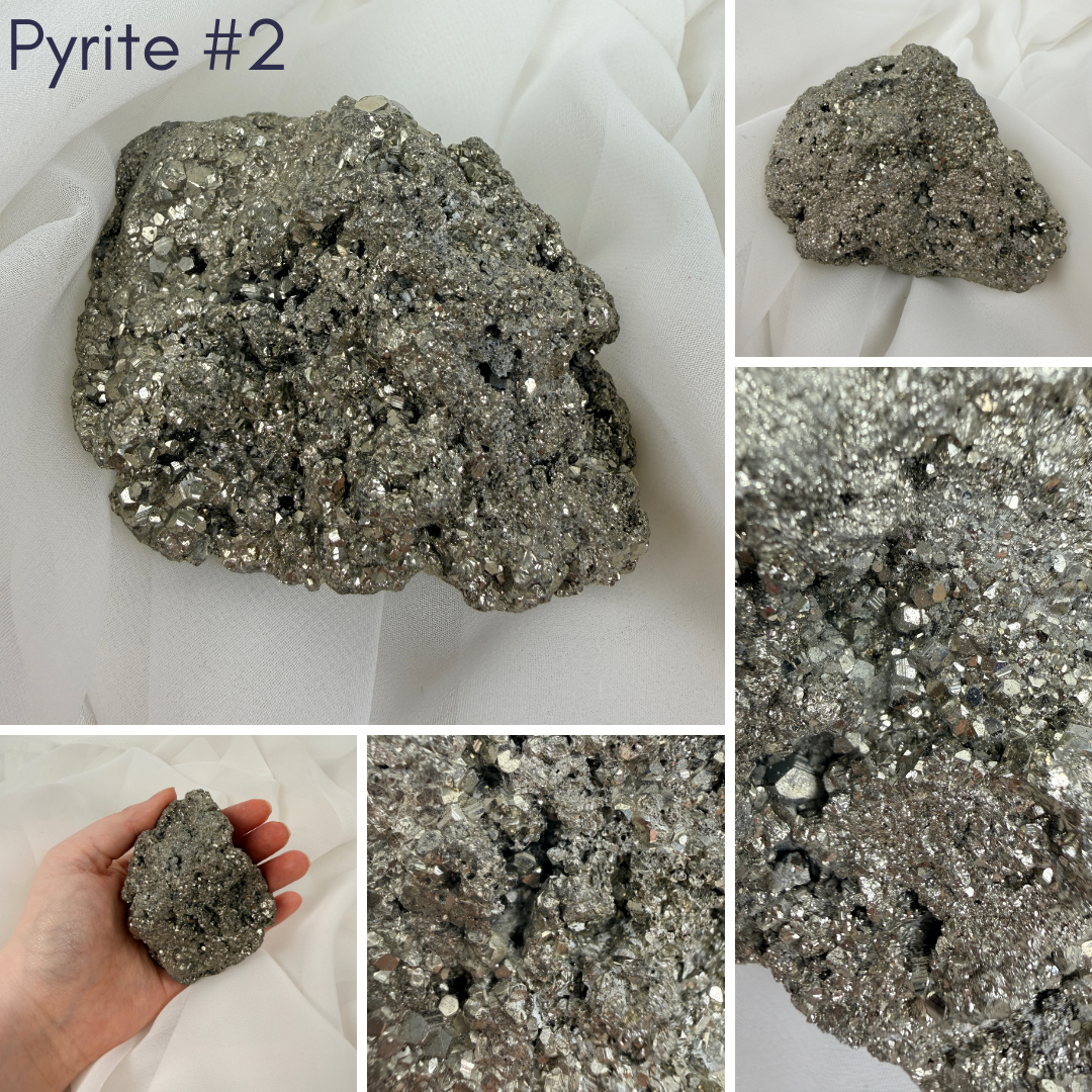 Raw Pyrite (Fool's Gold) Chunks - Choose Your Own!