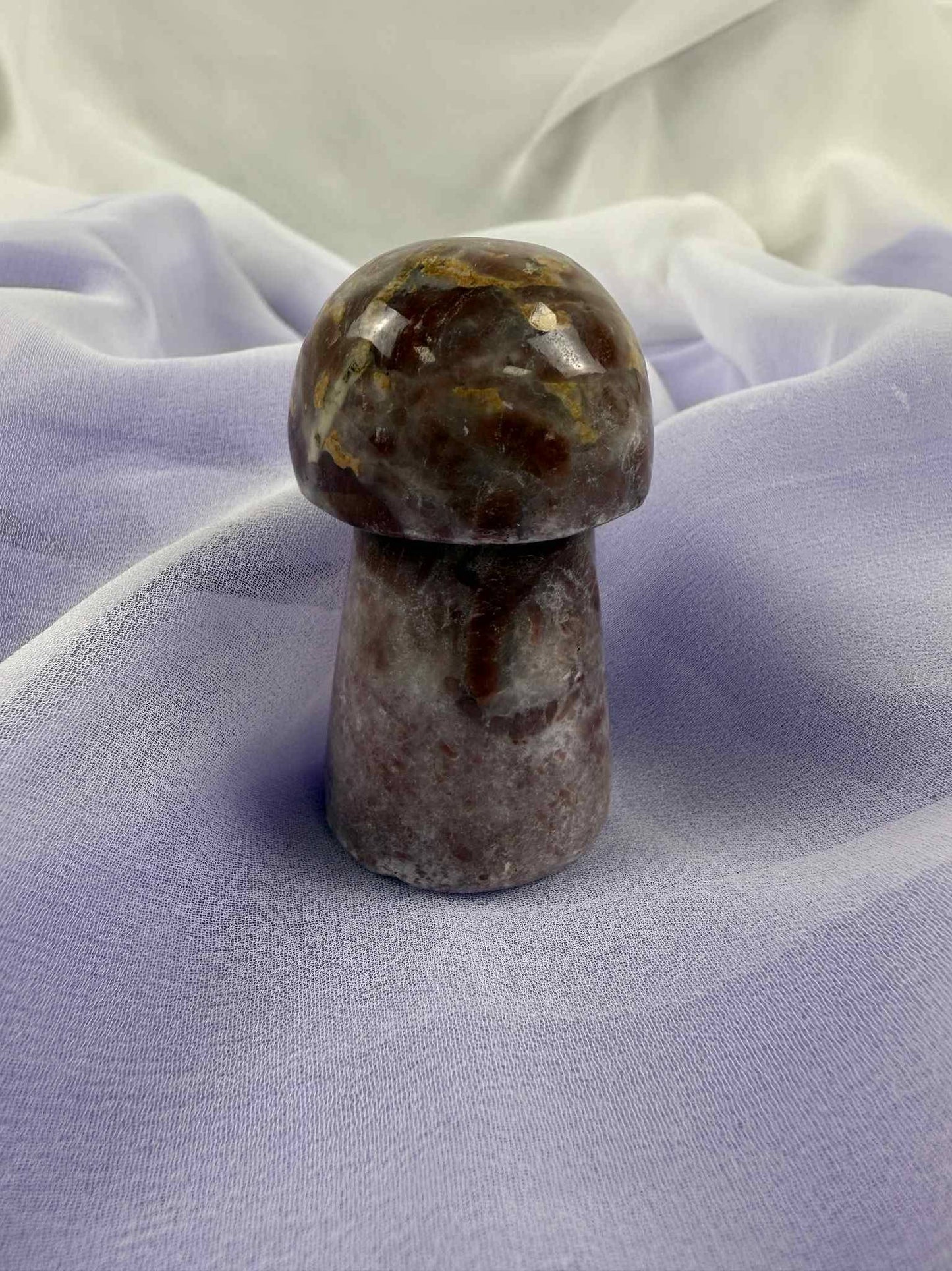 Strawberry Calcite Mushroom #2
