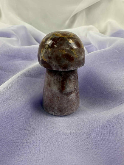 Strawberry Calcite Mushroom #2