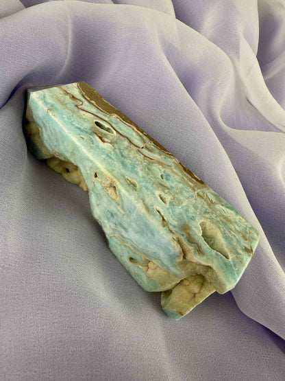 Caribbean Calcite Polished Point #2