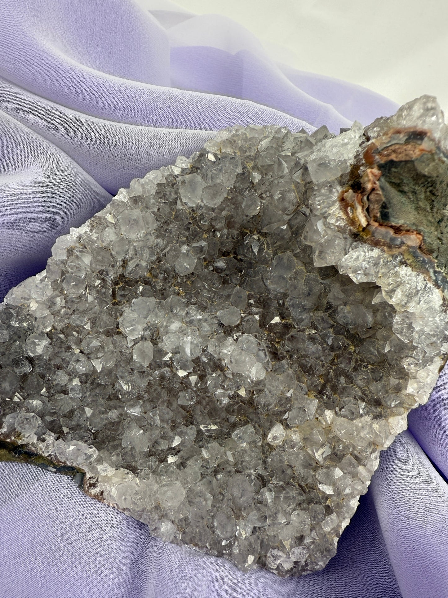 Snowy Amethyst Druze Formation #10