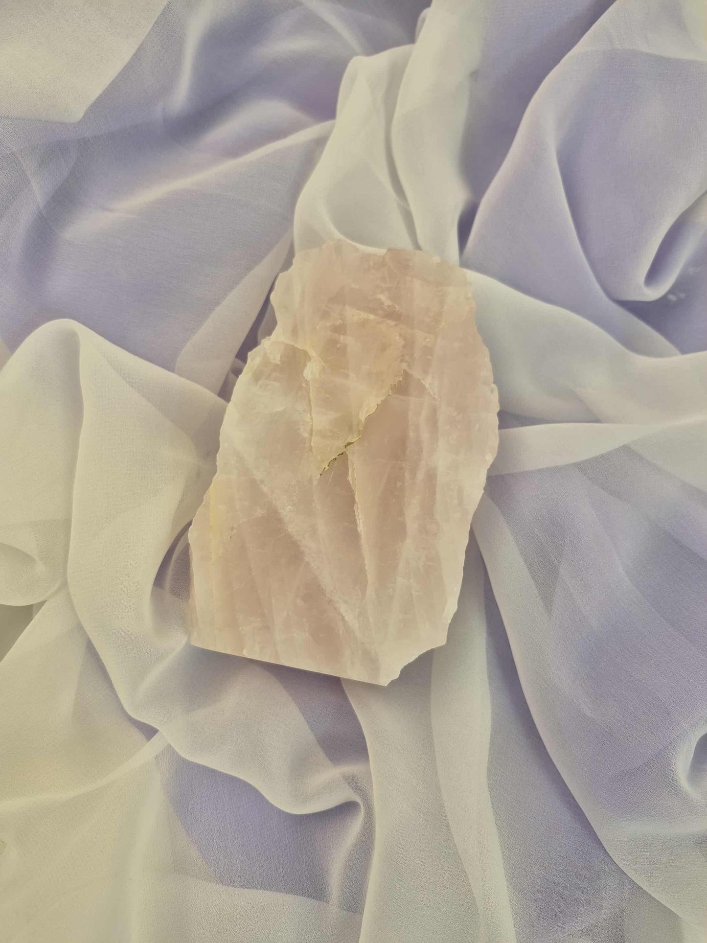 One-Sided Polished Rose Quartz #2