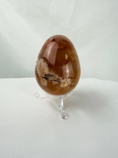 Flower Agate Egg - Madagascar - 0.25kg