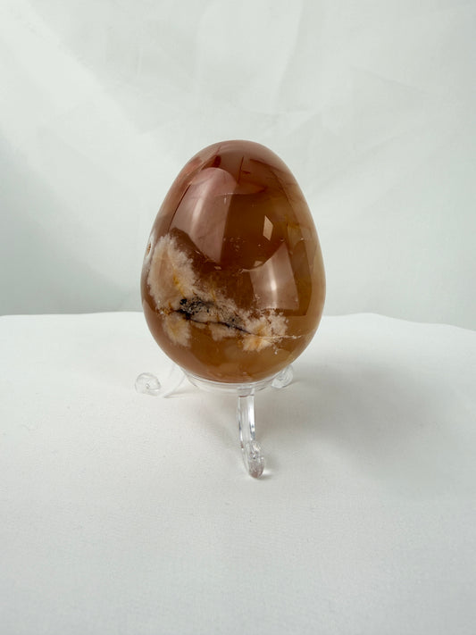 Flower Agate Egg - Madagascar - 0.25kg