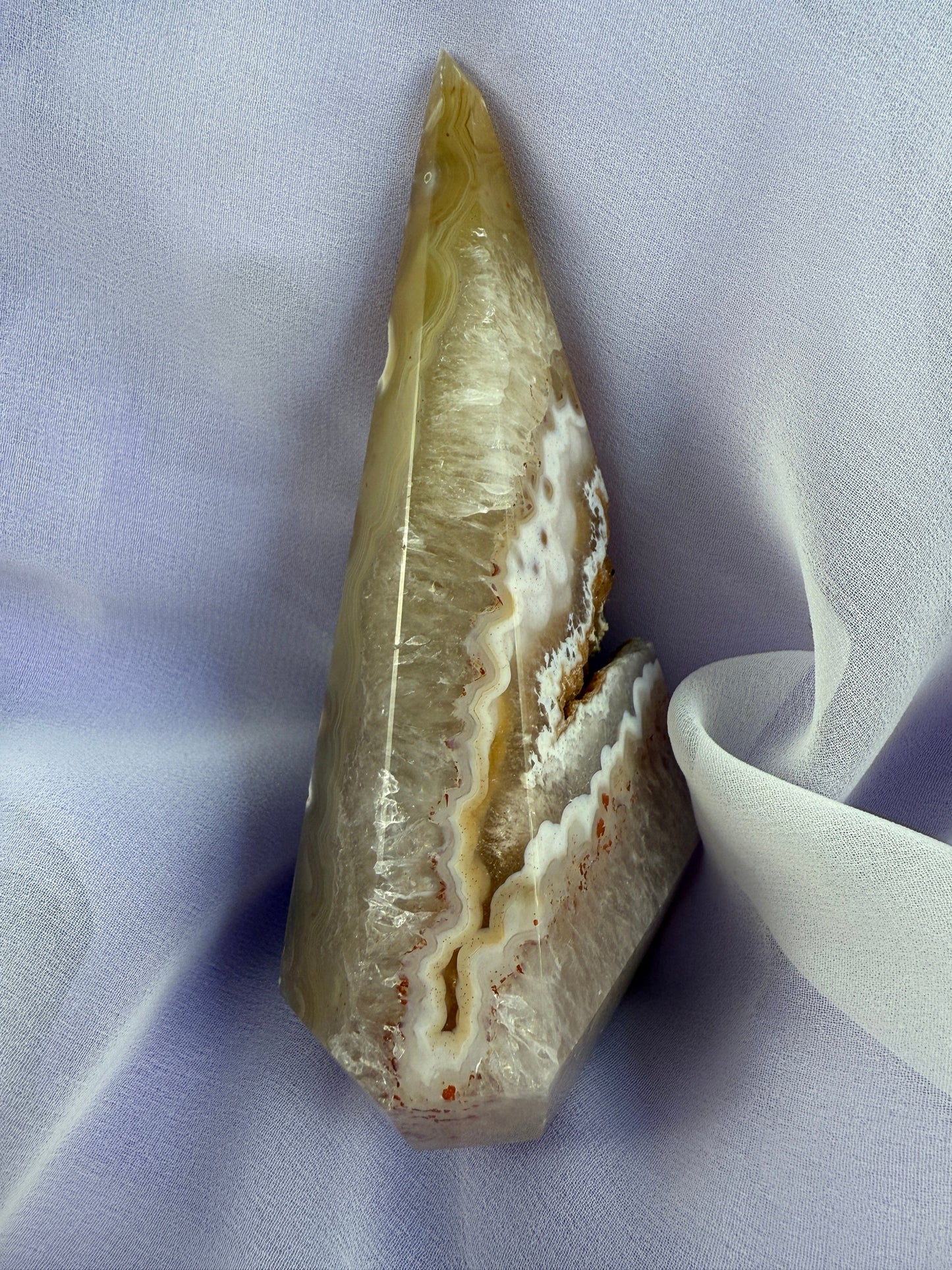 Druzy Agate Cone Point
