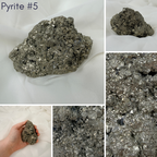 Raw Pyrite (Fool's Gold) Chunks - Choose Your Own!
