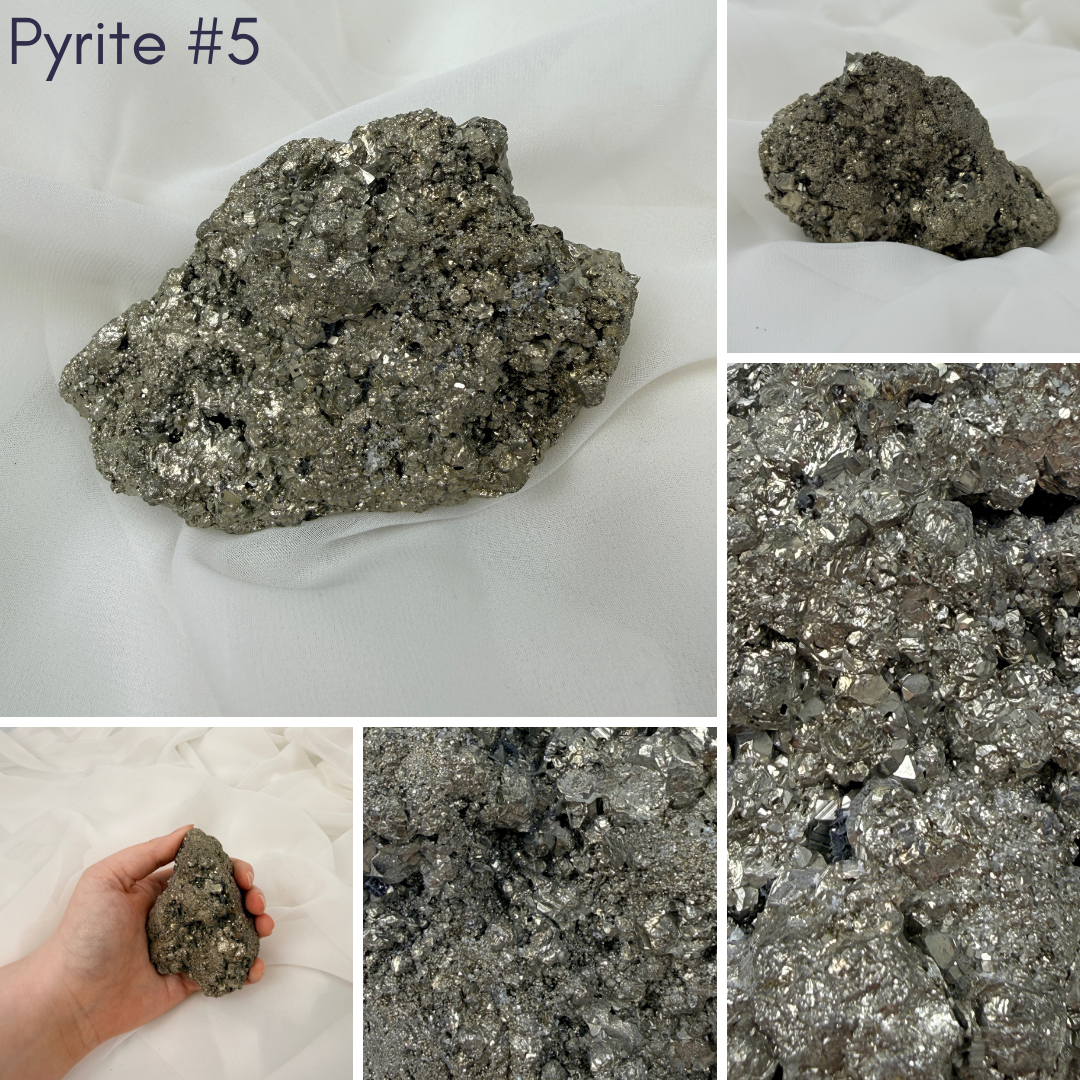 Raw Pyrite (Fool's Gold) Chunks - Choose Your Own!