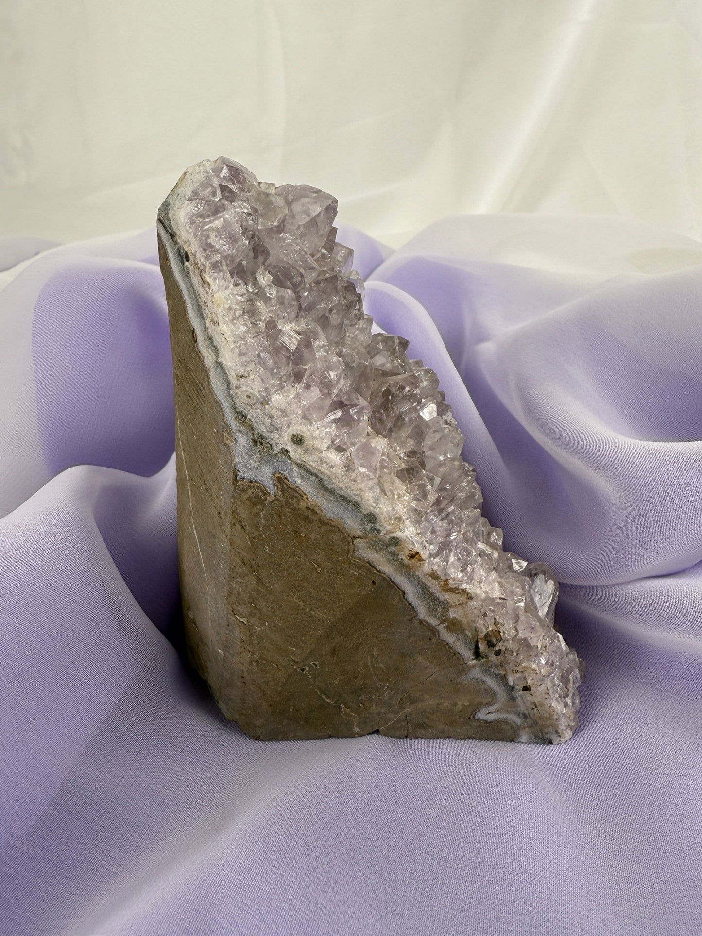 Snowy Amethyst Druze Formation #9