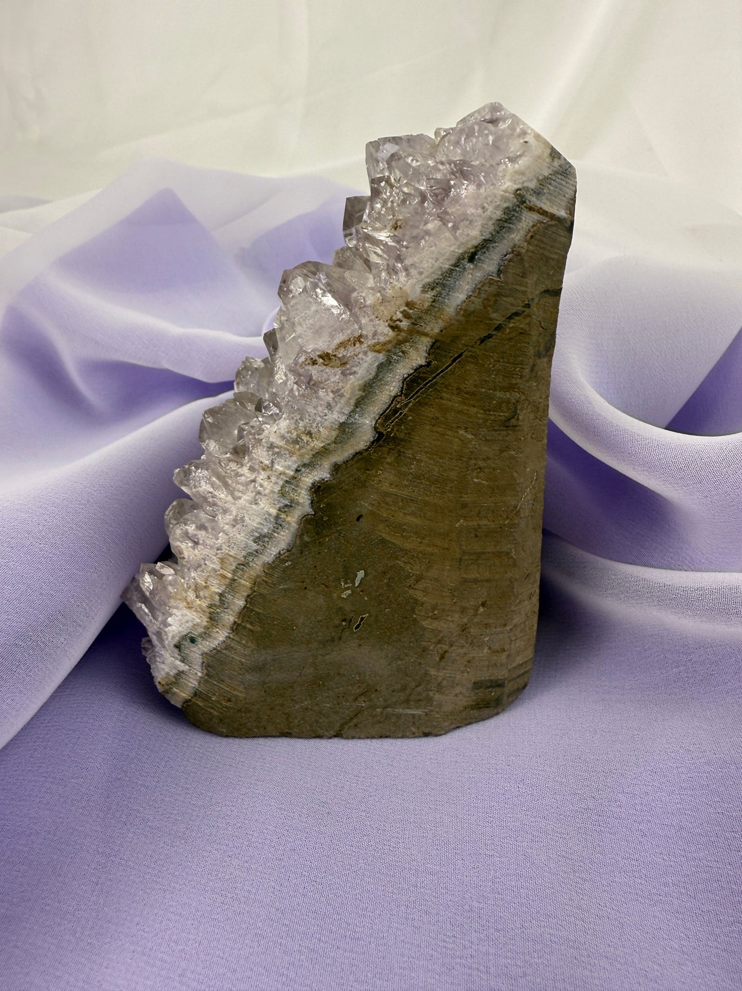 Snowy Amethyst Druze Formation #9