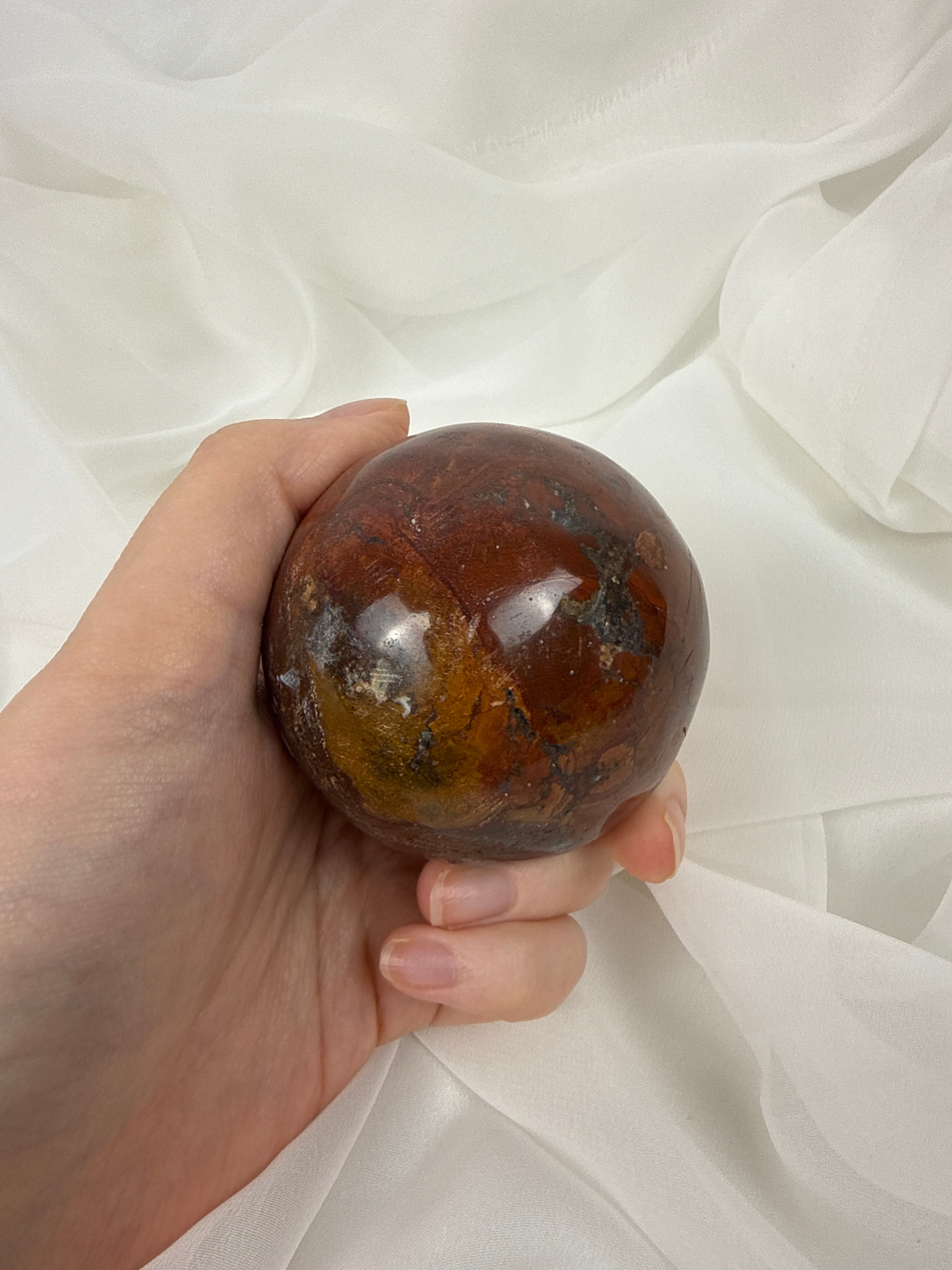 Red Jasper Sphere (#2)
