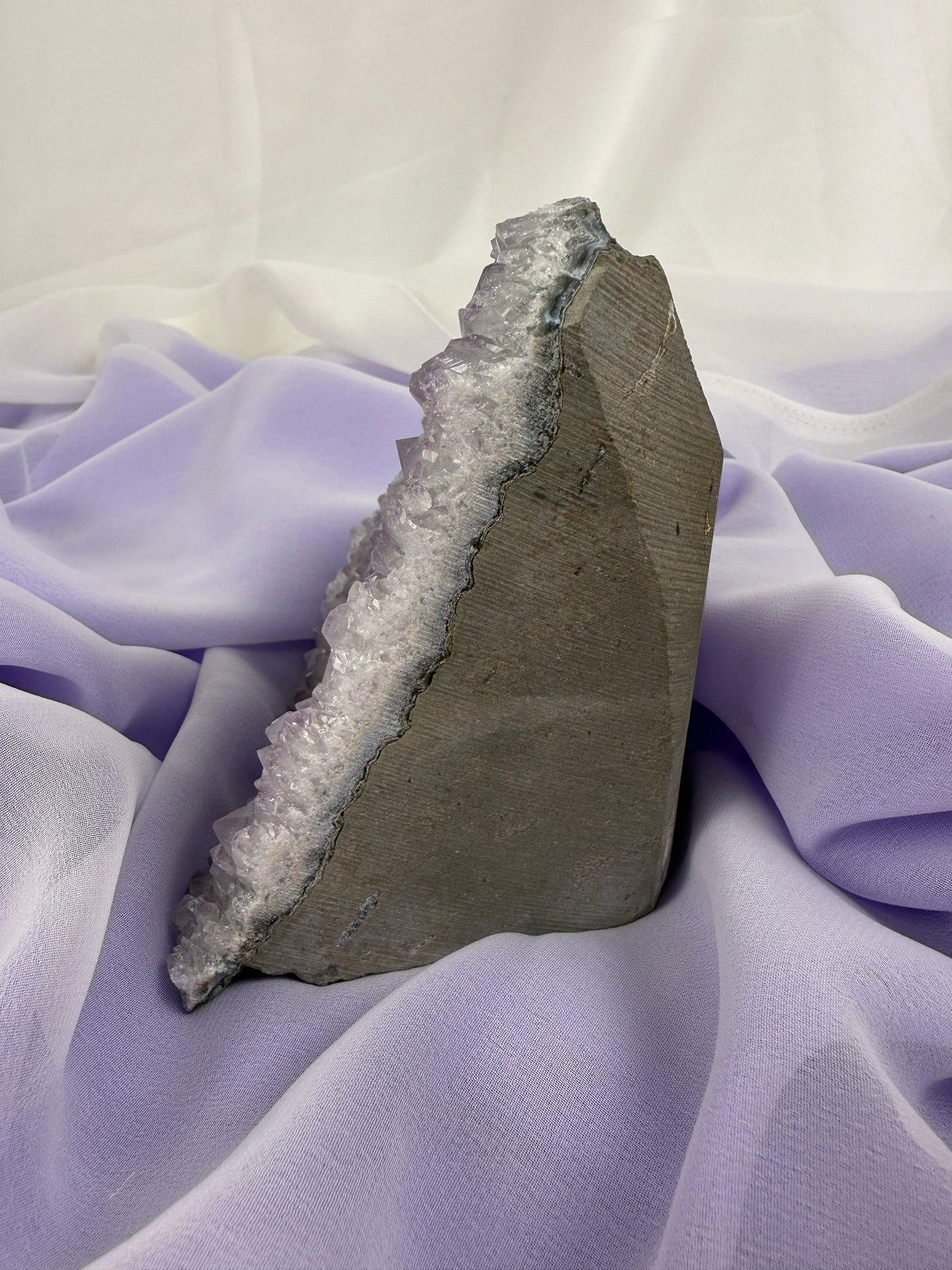 Snowy Amethyst Druze Formation #3
