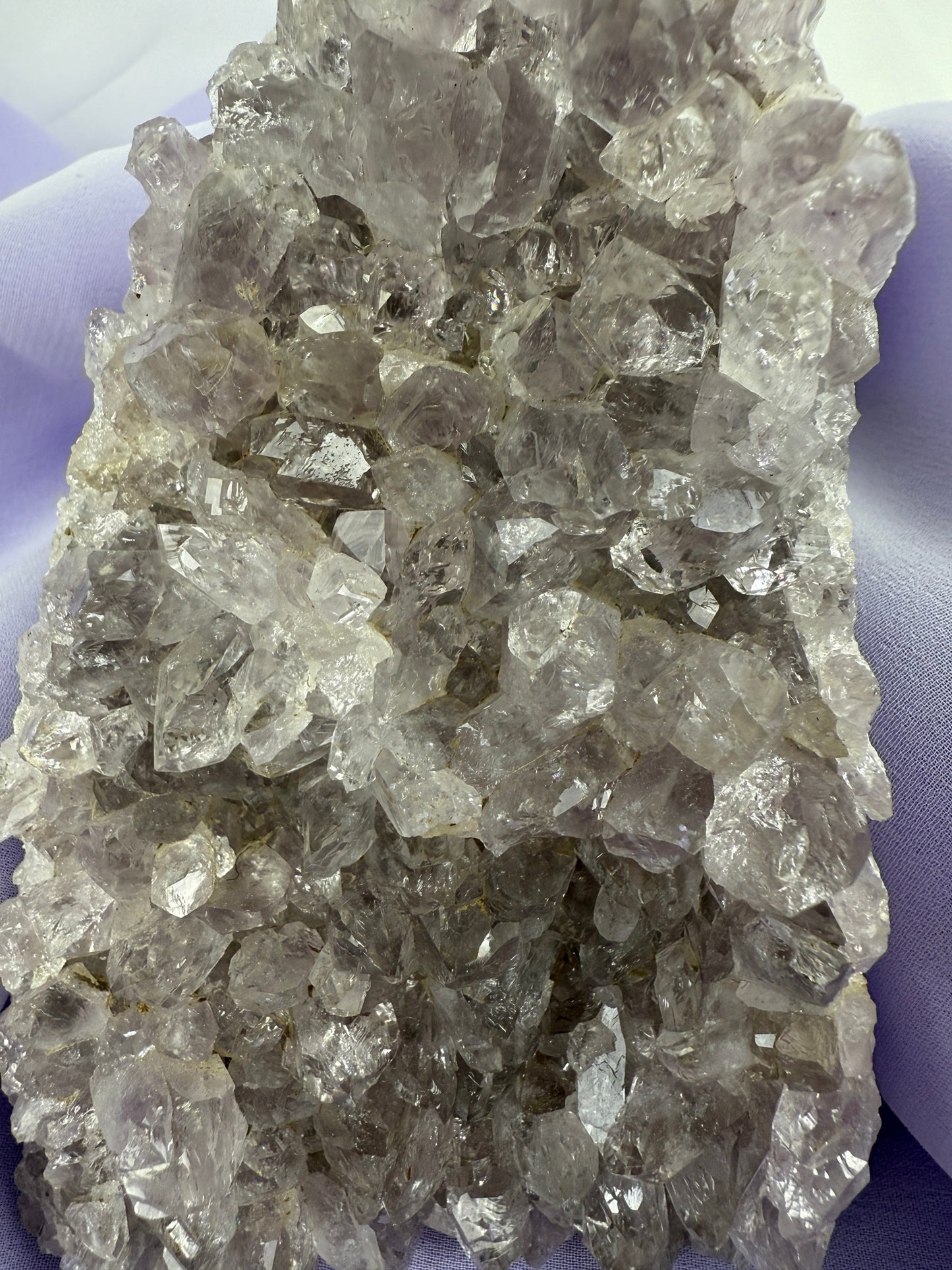 Snowy Amethyst Druze Formation #9
