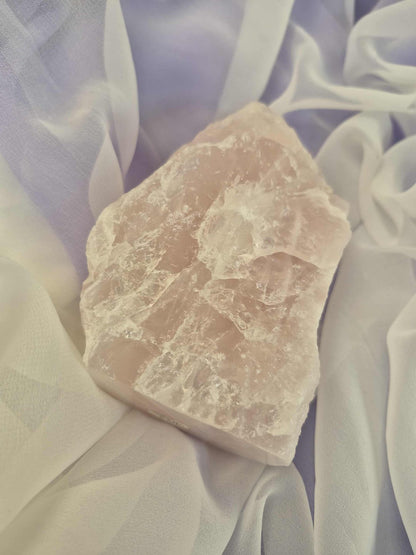 One-Sided Polished Rose Quartz #2