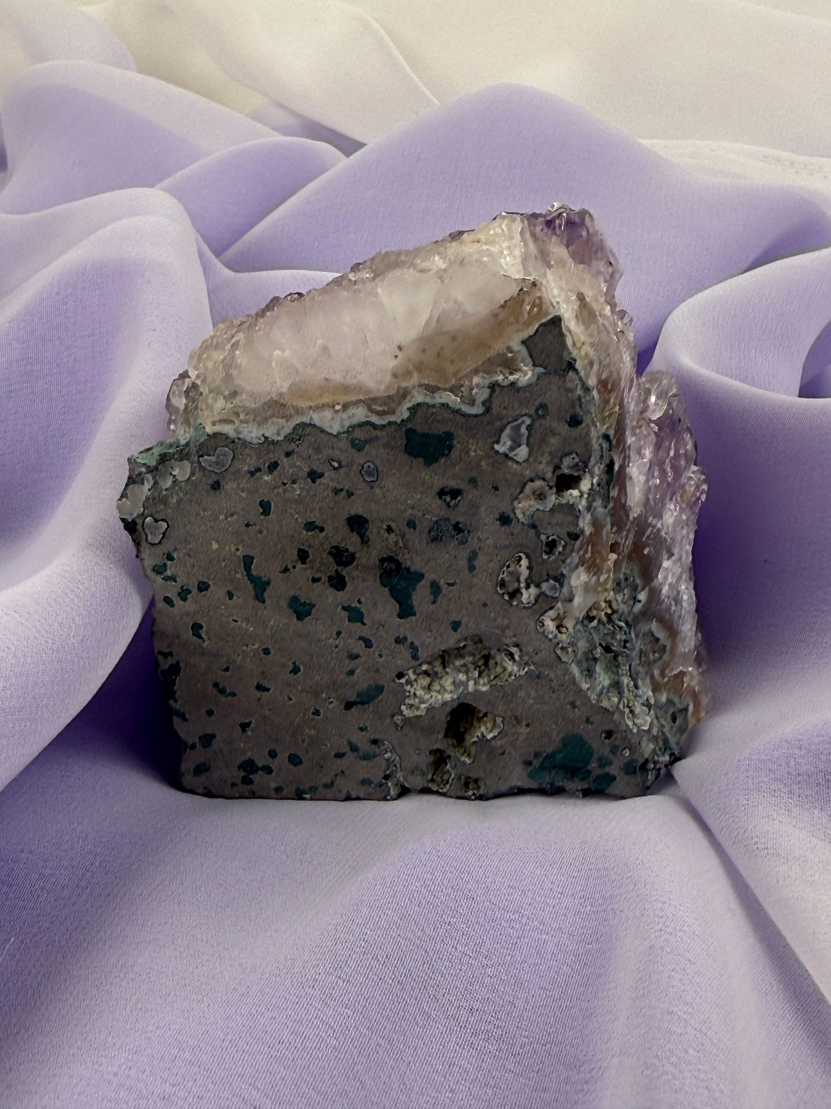Snowy Amethyst Druze Formation (#13)