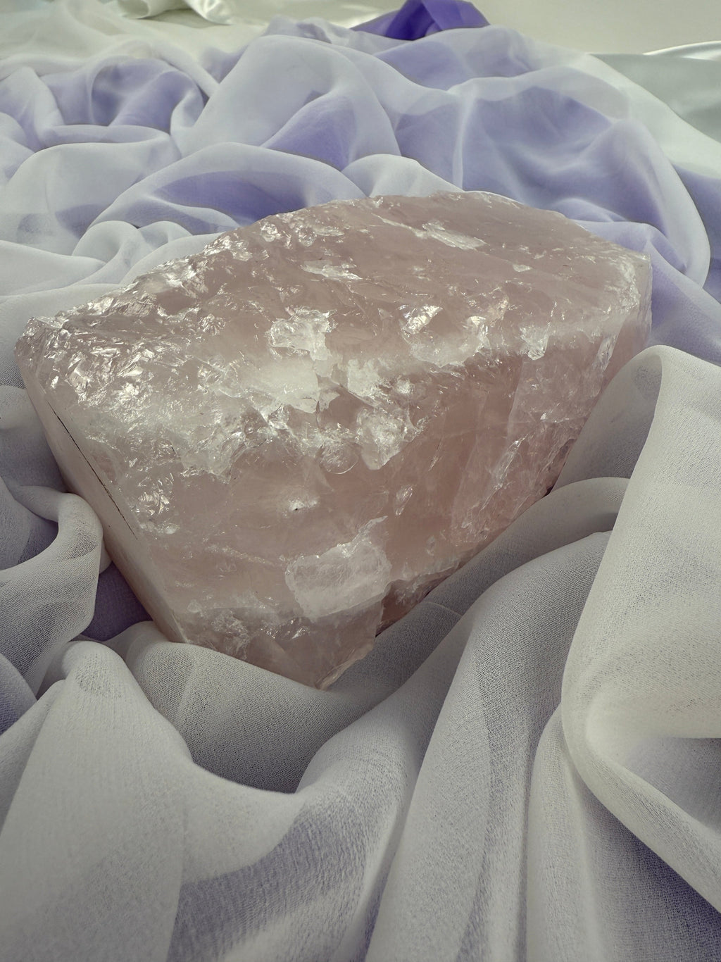 Natural Rose Quartz Tower