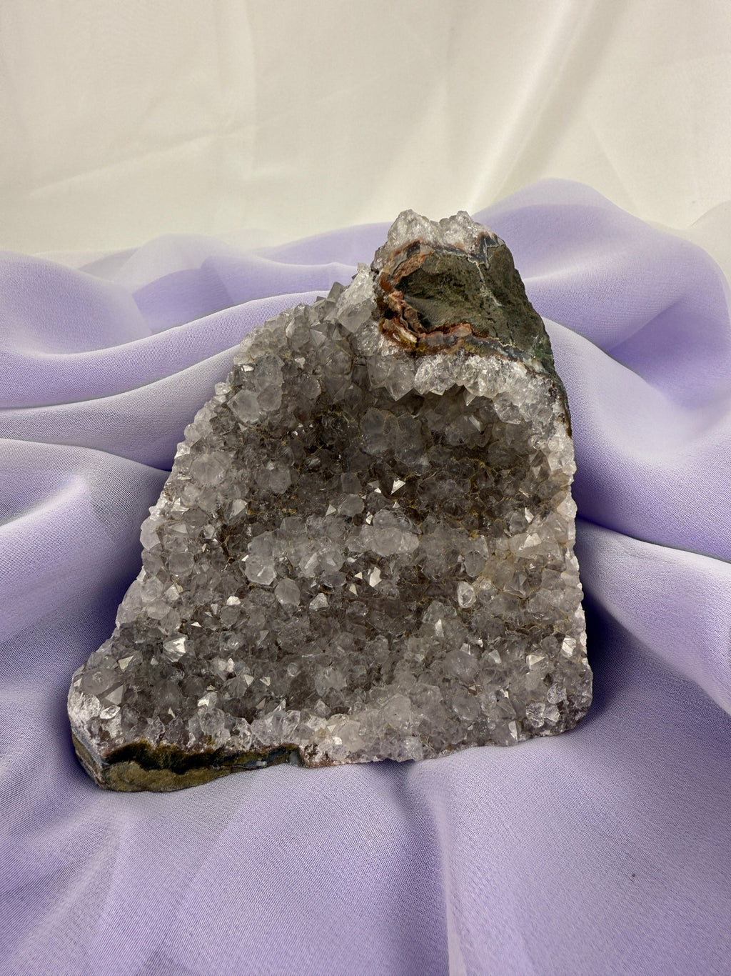 Snowy Amethyst Druze Formation (#10)