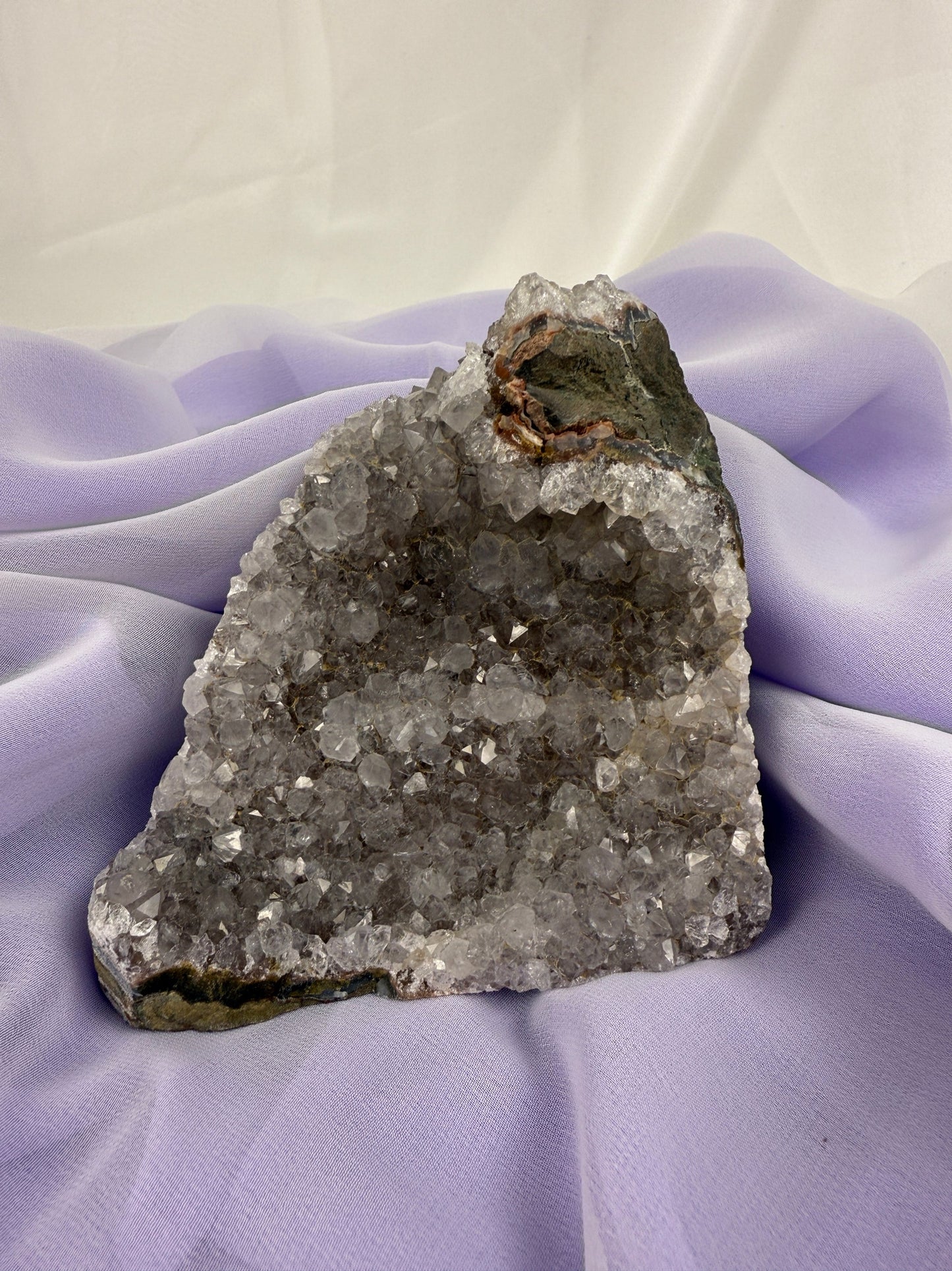 Snowy Amethyst Druze Formation #10