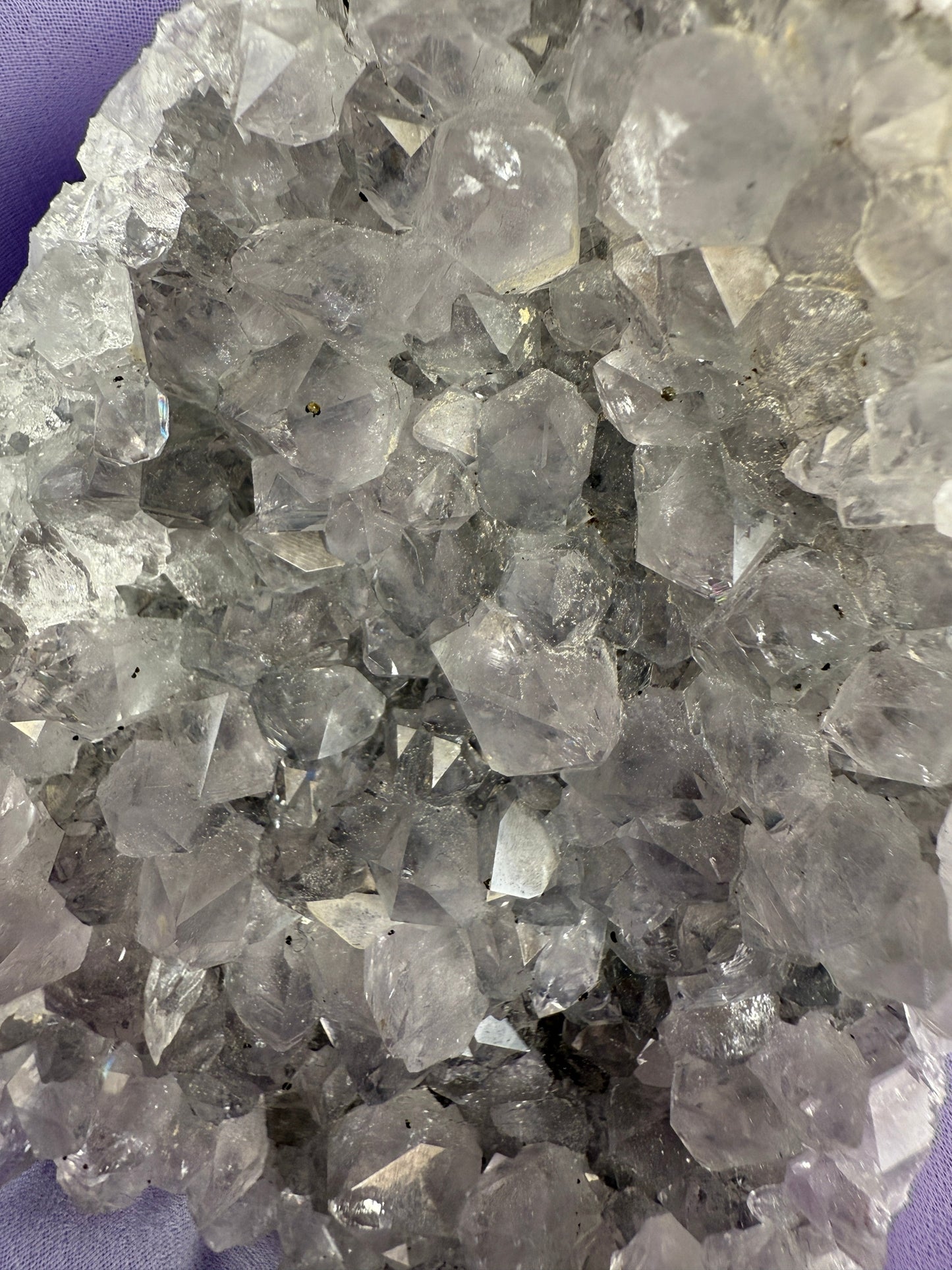 Snowy Amethyst Druze Formation #12