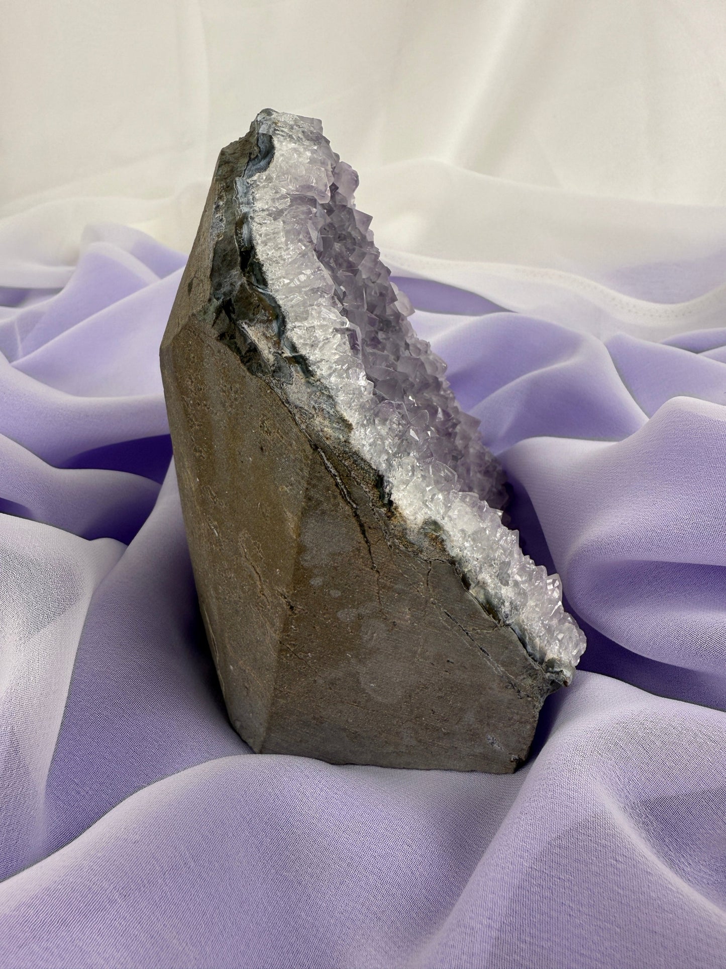Snowy Amethyst Druze Formation #3