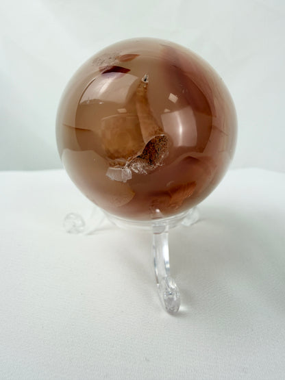 Flower Agate Egg - Madagascar - 0.25kg