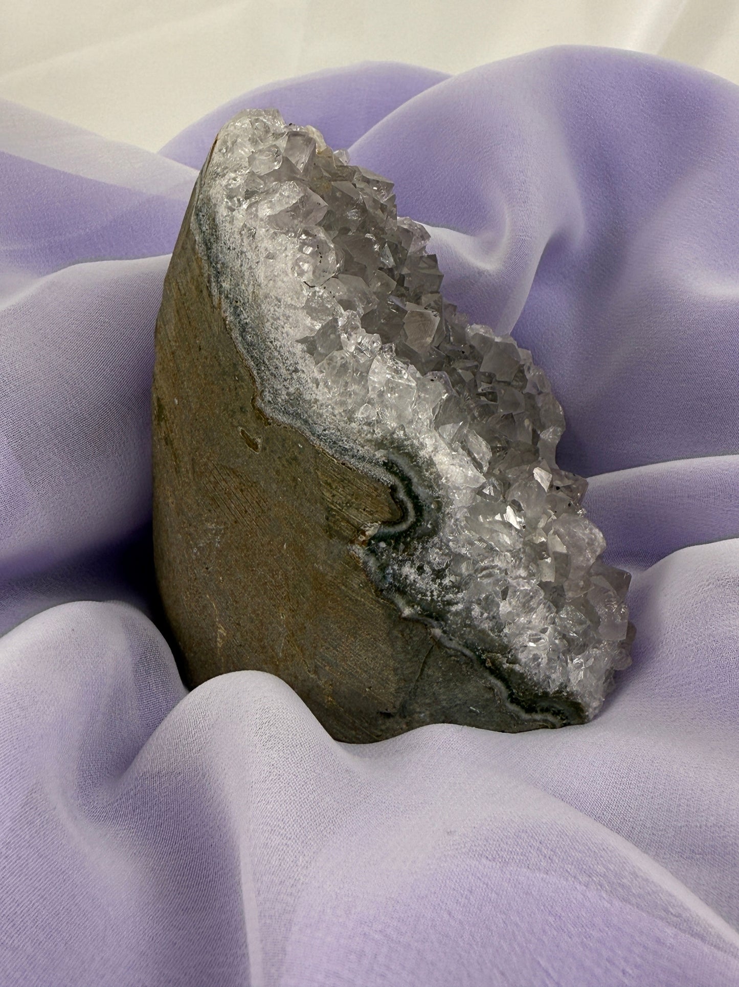 Snowy Amethyst Druze Formation #12