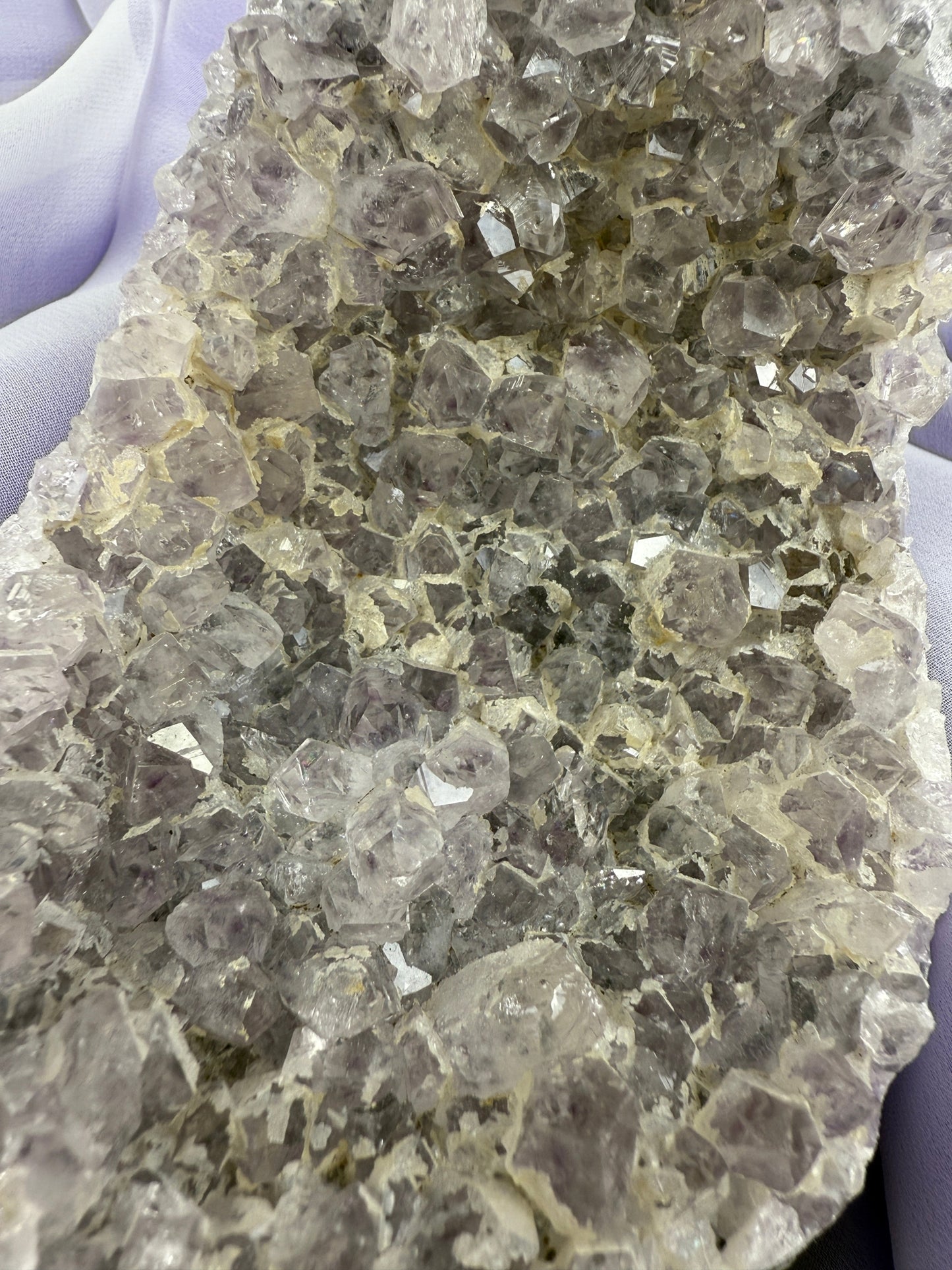 Snowy Amethyst Druze Formation #1