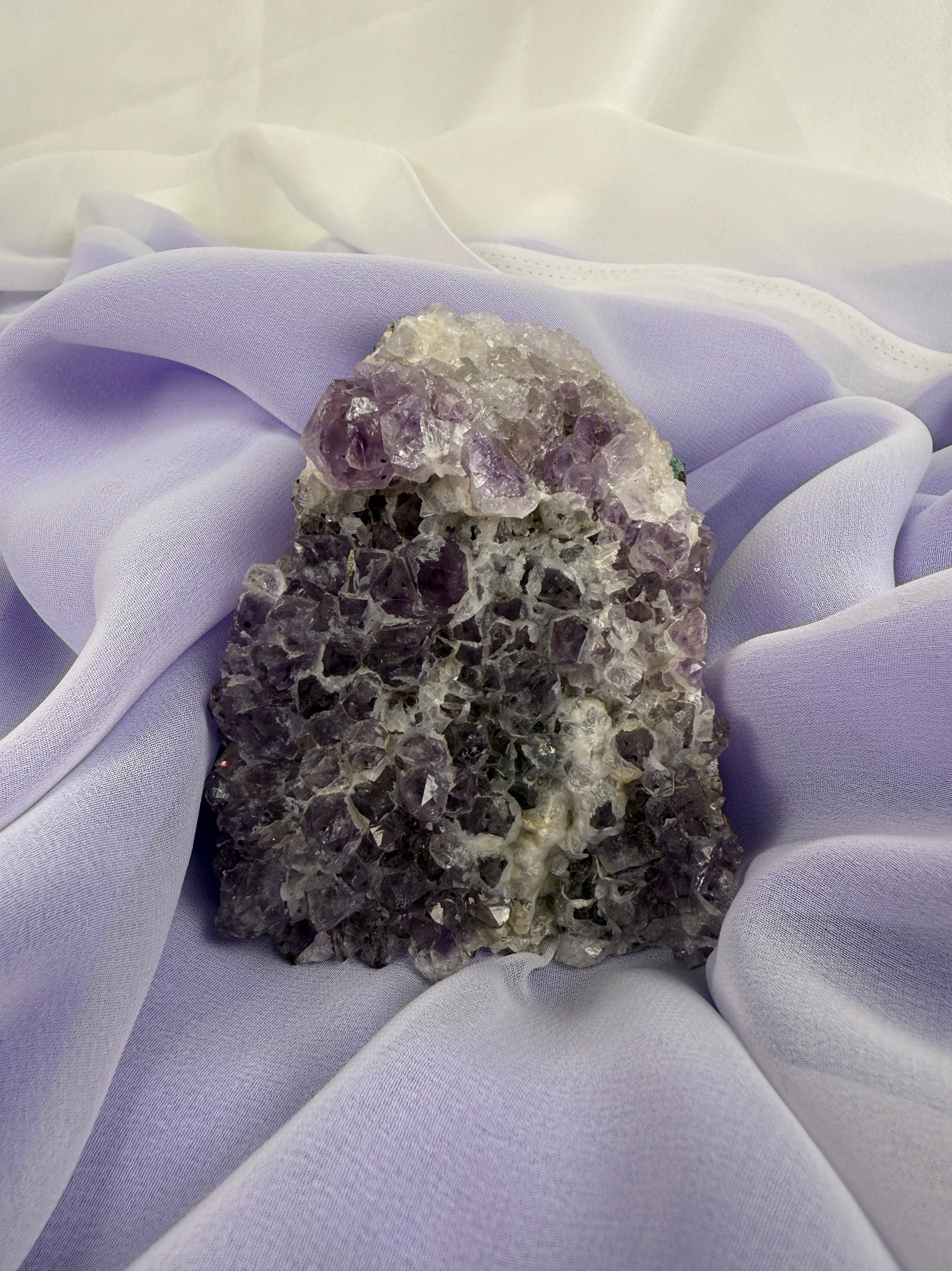 Snowy Amethyst Druze Formation (#13)