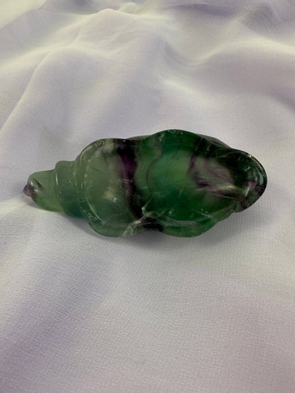 Rainbow Fluorite Conch Shell #3