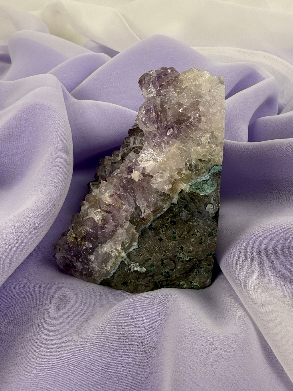 Snowy Amethyst Druze Formation (#13)