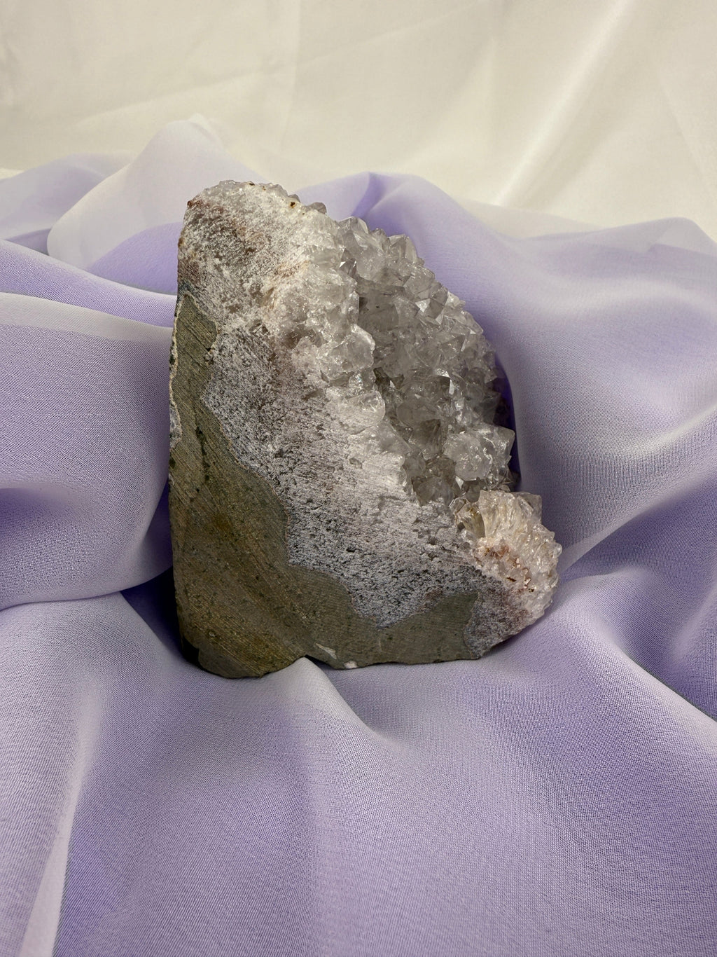 Snowy Amethyst Druze Formation (#7)