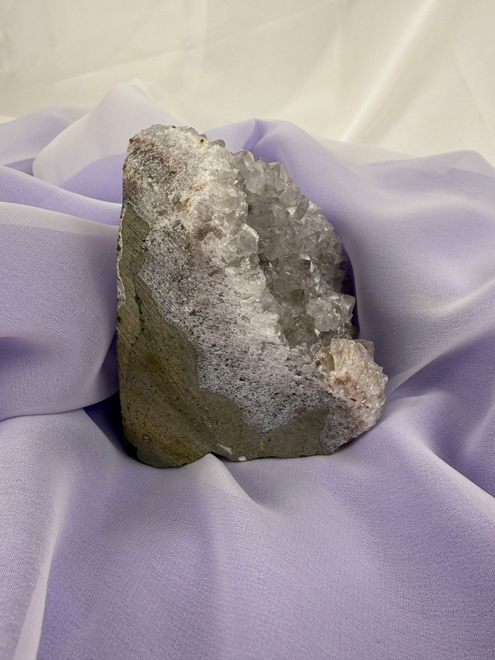 Snowy Amethyst Druze Formation (#7)