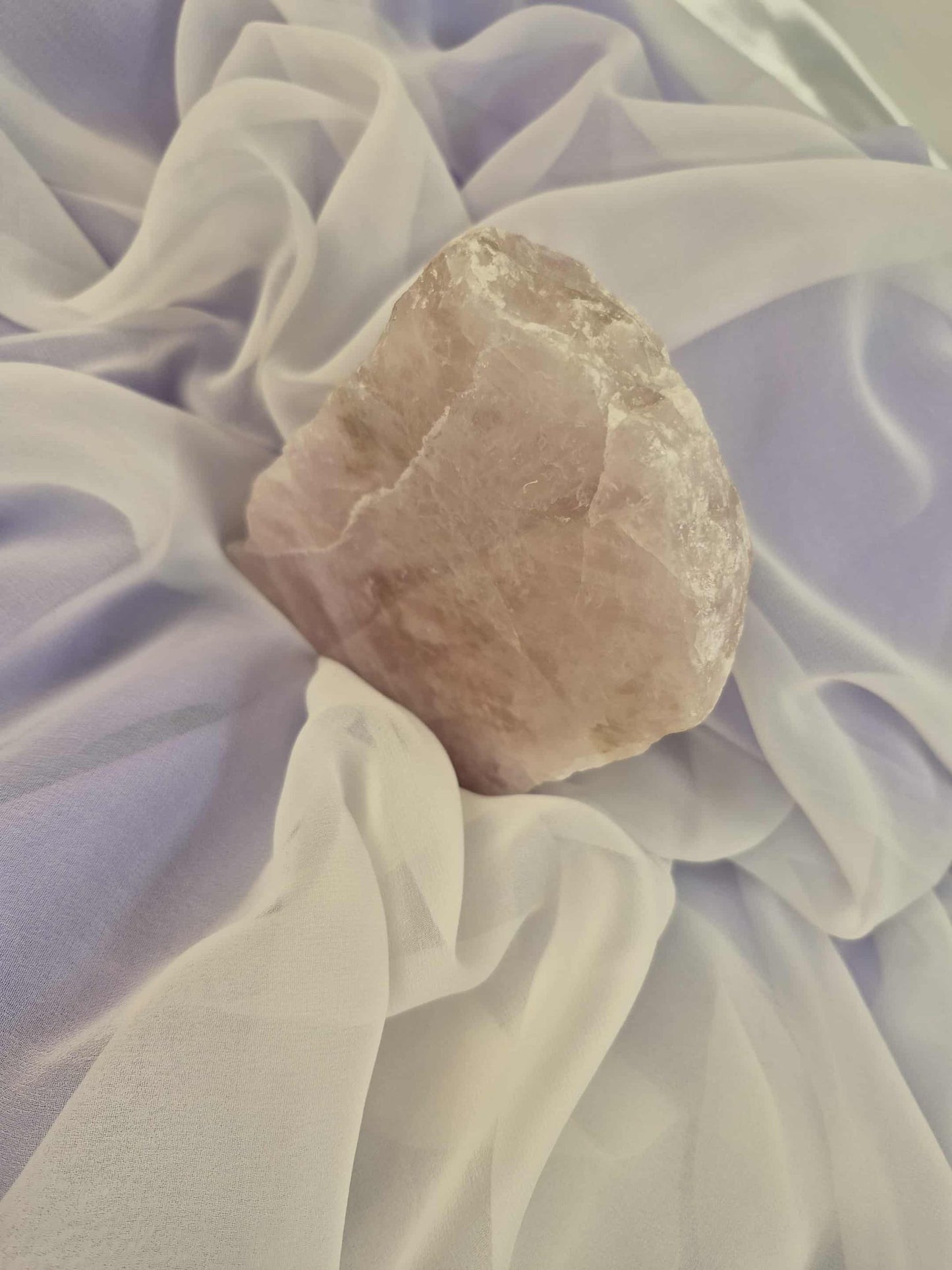 One-Sided Polished Rose Quartz #1