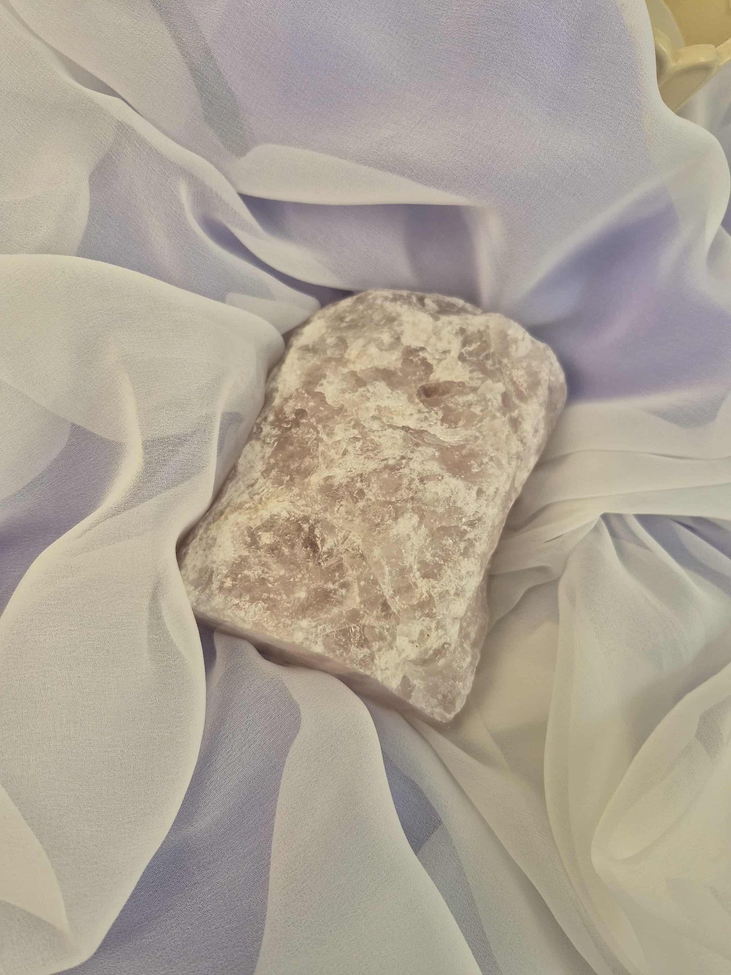 One-Sided Polished Rose Quartz #1