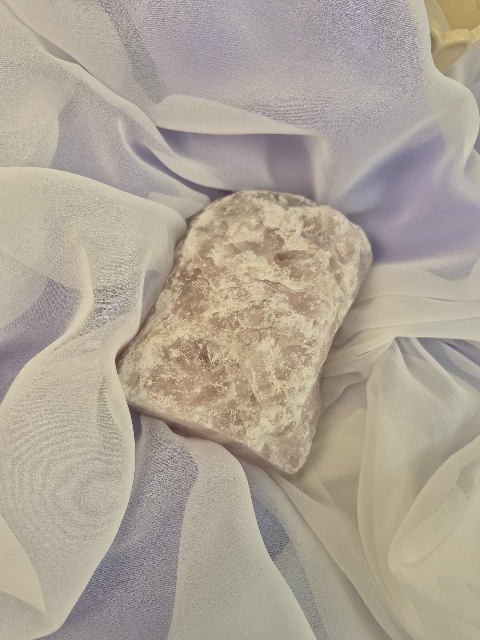 One-Sided Polished Rose Quartz (#1)