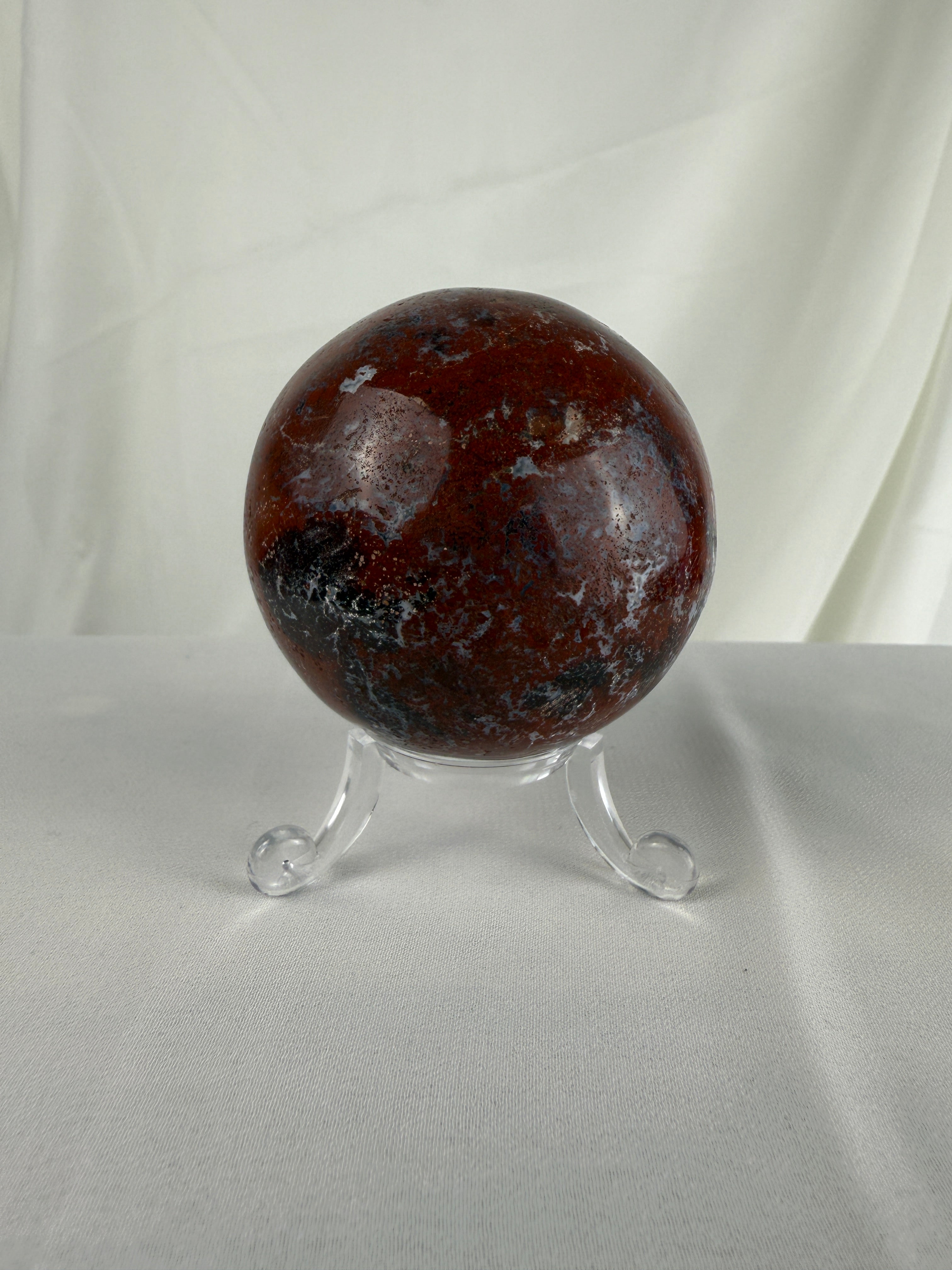 Red Jasper Sphere (#1)
