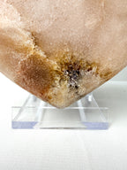 Natural Pink Amethyst Crystal Heart (#1)
